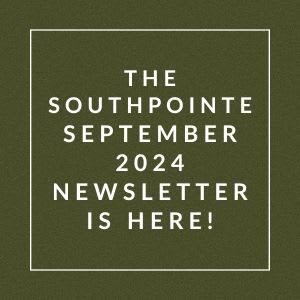 the front of a field with the words the southpointe september 24