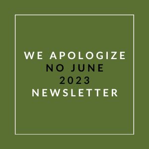 a green background with the words we apologize no june 2013 on it