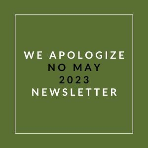 a sign that says we apologize no may 23 newspaper
