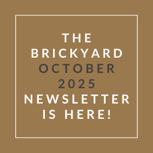 an image of a brown background with the words the brickyard november 23
