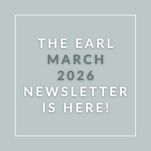The image announces the availability of the Earl March 2026 newsletter.