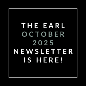the earl october 2024 newsletter is here graphic