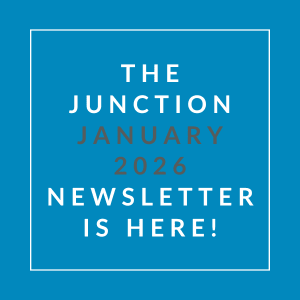 The image announces the availability of the Junction January 2026 newsletter.