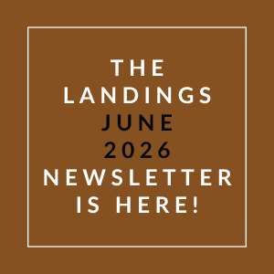 The image announces the availability of the Landings June 2026 newsletter.