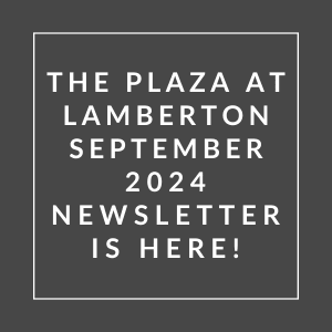 the logo for the plaza at lambretta september 2024 newsletter is here