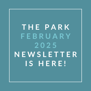 The image announces the availability of the Park January 2025 newsletter.