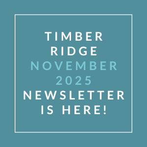 A newsletter for Timber Ridge is available for October 2025.
