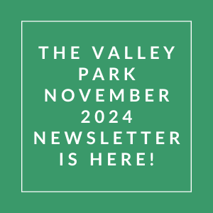 the value park october 2024 newsletter is here green background with white text