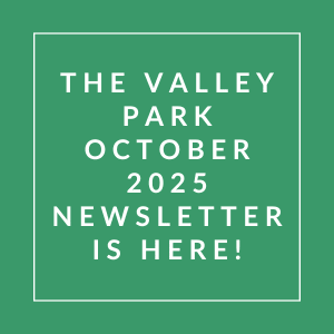 the value park october 2024 newsletter is here green background with white text
