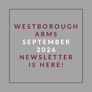 A newsletter cover for Westborough Arms for September 2026.