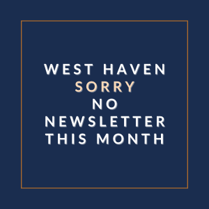 A message stating there will be no newsletter this month.