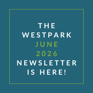 The image announces the availability of the Westpark June 2026 newsletter.