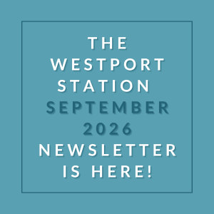 The image is a cover of the Westport Station September 2026 newsletter.