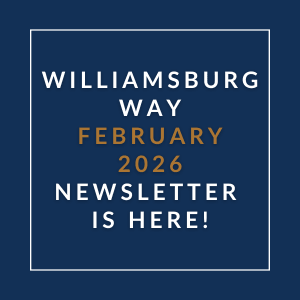 A newsletter for Williamsburg Way is available for January 2026.