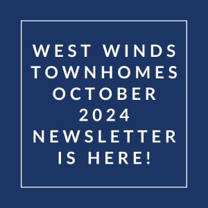 the white text on a blue background reads touchdowns october 2024 news here