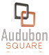 The image is a logo for Audubon Square, which represents apartment homes.