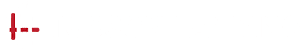 A red line with a small gap in the middle.