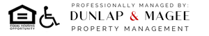A graphic of a house with a wheelchair and an ampersand symbol in red.