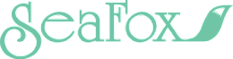 The image shows the word "Seafox" in a stylized font.