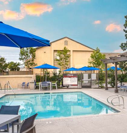 the swimming pool at our apartments at Sunstone Place, Riverside, CA, 92505