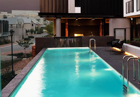 The swimming pool at The Elements 