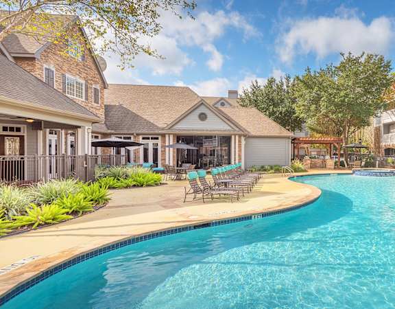 Lodge at Cypresswood Apartments pool area