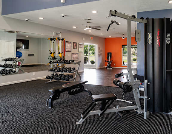 Fitness center - East Chase Apartments