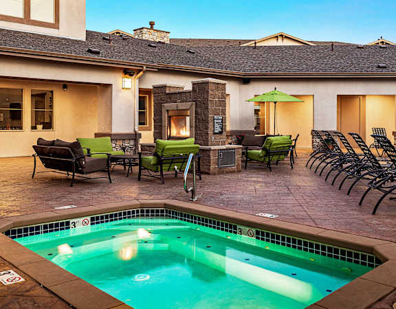 First and Main Apartments heated spa