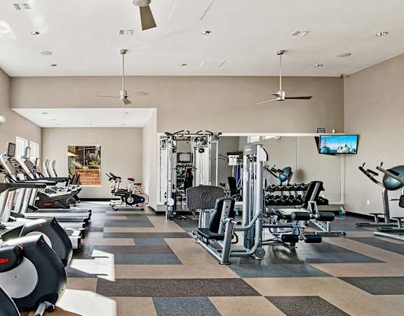 First and Main Apartments fitness center