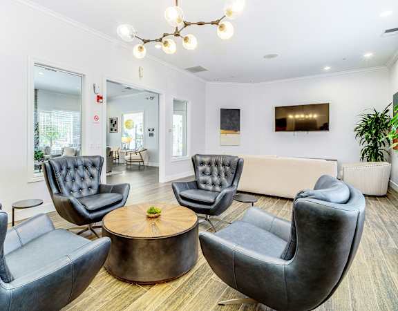 The Commons Apartments seating area