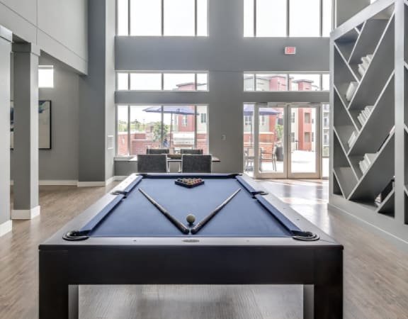 Urban Green - Billiards table in resident clubhouse