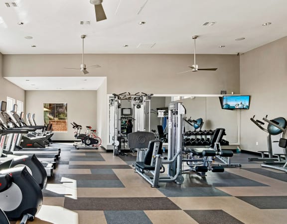 First and Main Apartments fitness center
