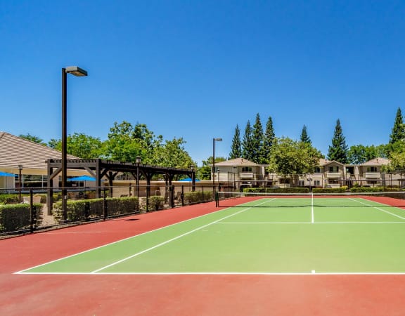 Preserve at Blue Ravine Apartments tennis court