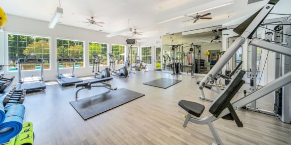 The Commons apartments fitness center
