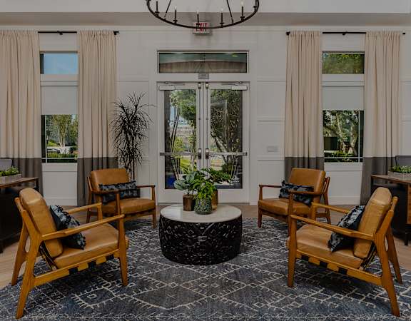 The Cascade Apartments clubhouse interior