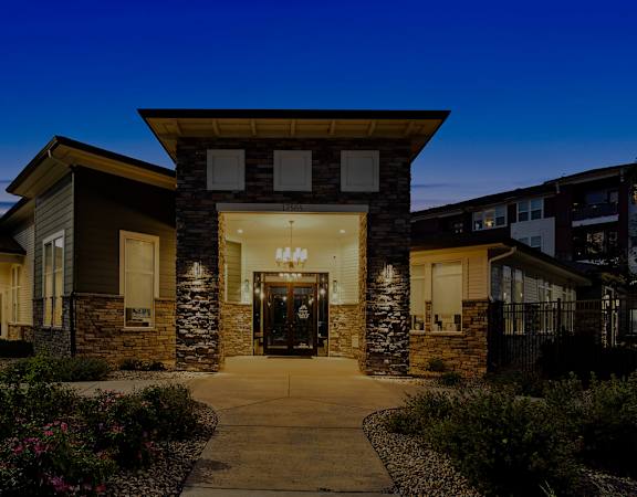 Resident clubhouse main entryway - Enclave at Cherry Creek