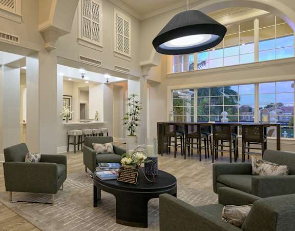 Hamptons on Heron Bay clubhouse interior