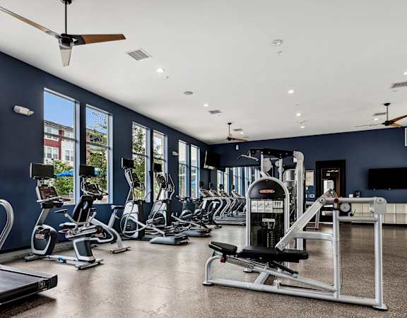 State-of-the-art well-appointed fitness center - Enclave at Cherry Creek