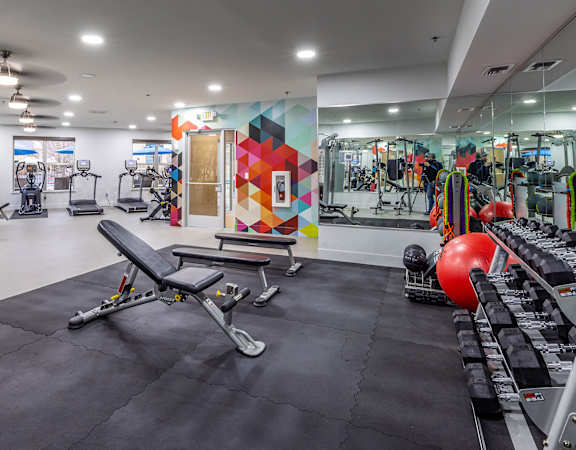 24-hour fitness center - Banner - ABQ Uptown Apartments