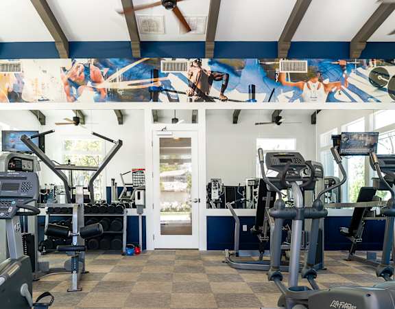 The Cascades Apartments fitness center