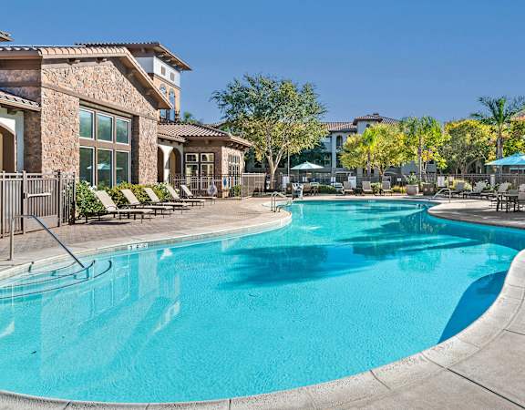 Resort-style swimming pool - Foothills at Old Town Apartments