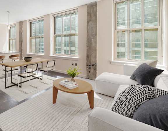 Spacious open concept floor plans - Main 3 Downtown
