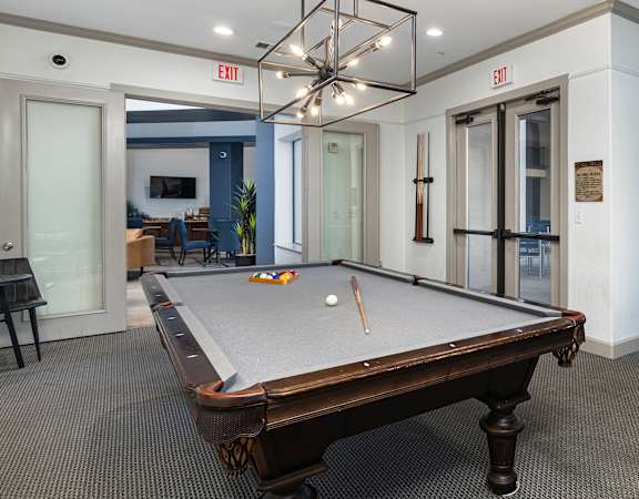 Game room with pool table - Monterra Las Colinas