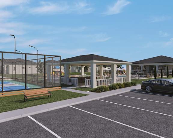 Parking lot at The Villas at Riverwalk, Camp Verde