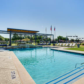 Swimming Pool With Relaxing Sundecks at Highland Luxury Living, Texas, 75067