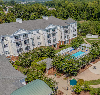 Aerial view of property at The Marque, Gainesville, VA