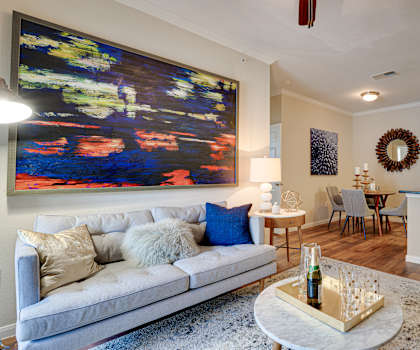 Living Room at Wind Dance, Carrollton