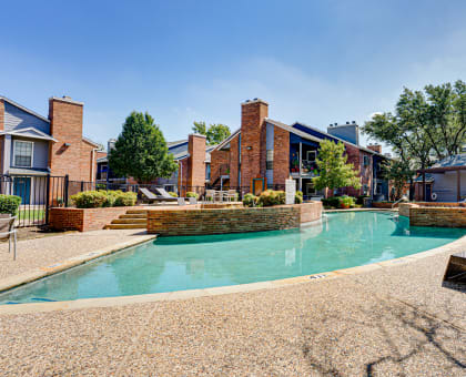 our apartments at the district feature a pool and amenities at The Manhattan Apartments, Dallas, TX, 75252