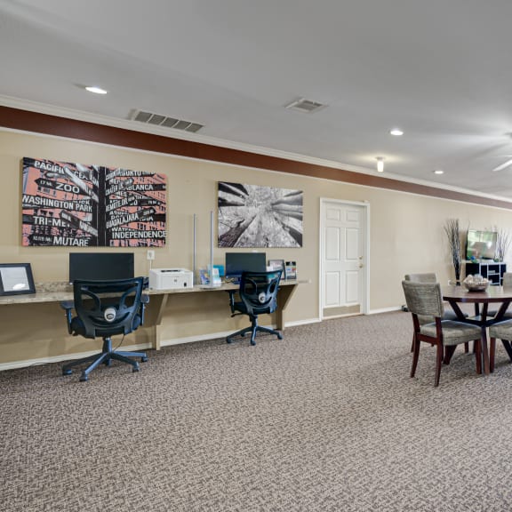 Business Center Area at Cleburne Terrace, Cleburne, TX