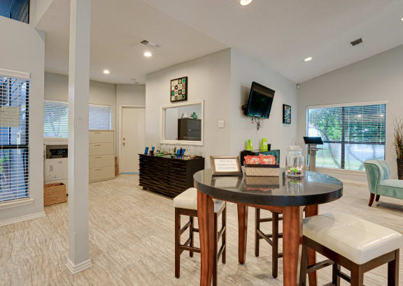 Clubhouse interior at Wilson Crossing, Cedar Hill, Texas